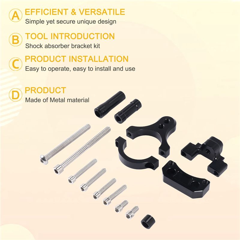 DHBH Cnc Motorcycle Damper Ste - огляд і ціна Steering Damper Stabilizer Kit Cnc
