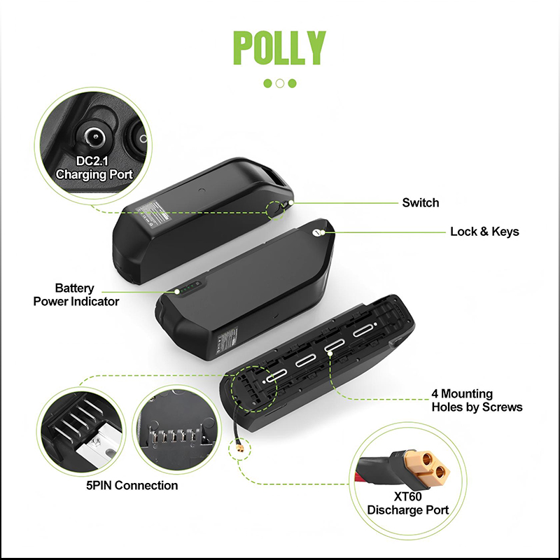 72V 40ah Polly E-Bike Battery  - огляд і ціна 60V 30Ah 21700 Battery Pack