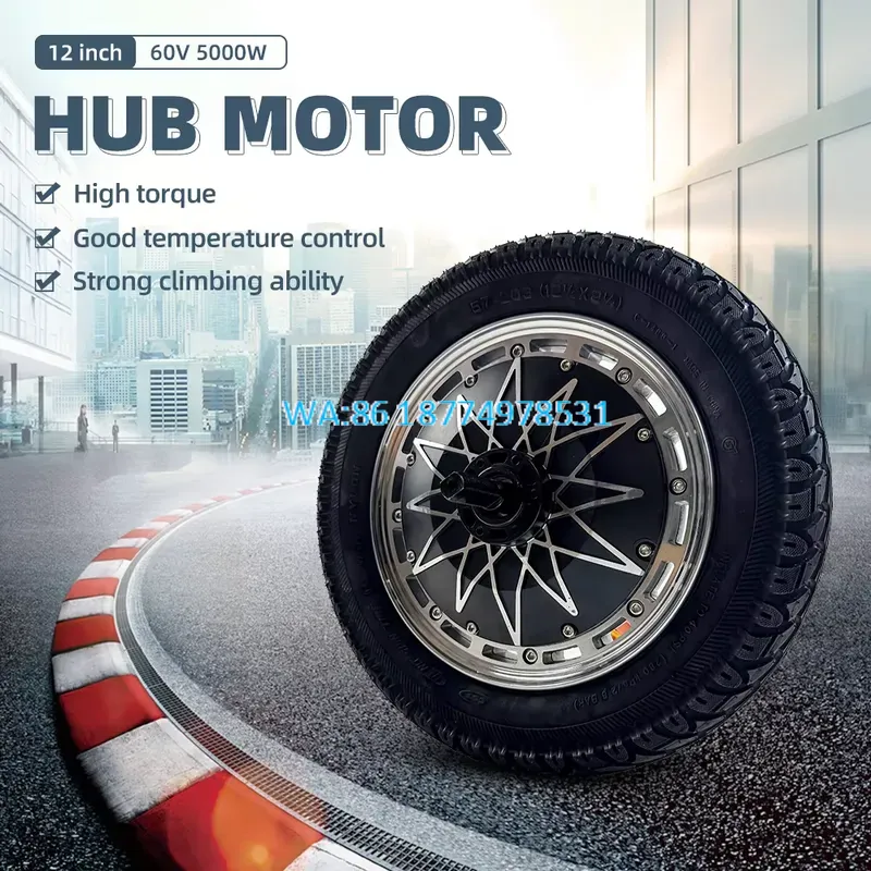 Wmwmnu for 12 Inch Hub Motor K - огляд і ціна 60V 5000W Brushless Hub Motor
