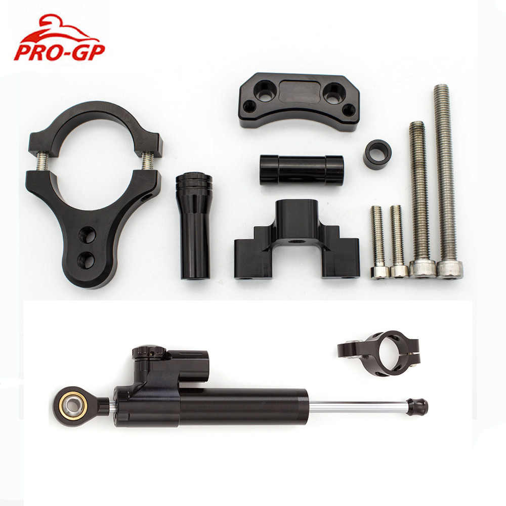 CNC Aluminum Motorcycle Steeri - огляд і ціна Steering Damper Stabilizer Kit Cnc