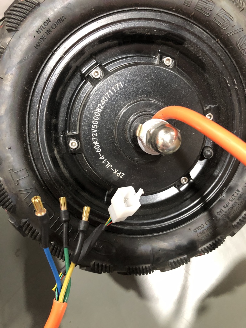 4000W 5000W 7500W 60MM Orange  - огляд і ціна 60V 5000W Brushless Hub Motor